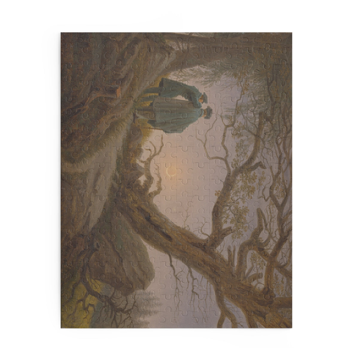 Caspar David Friedrich 'Two Men Contemplating the Moon' Jigsaw Puzzle