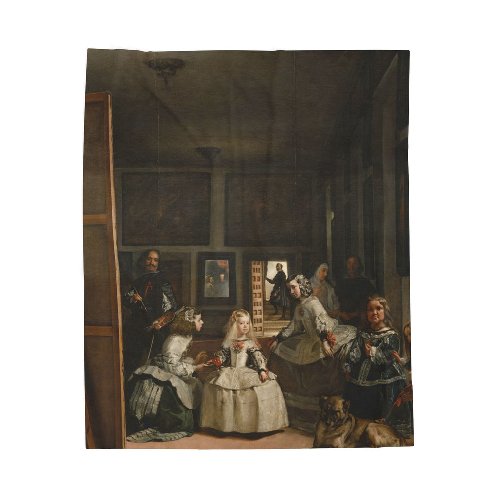 Las Meninas Velveteen Plush Blanket