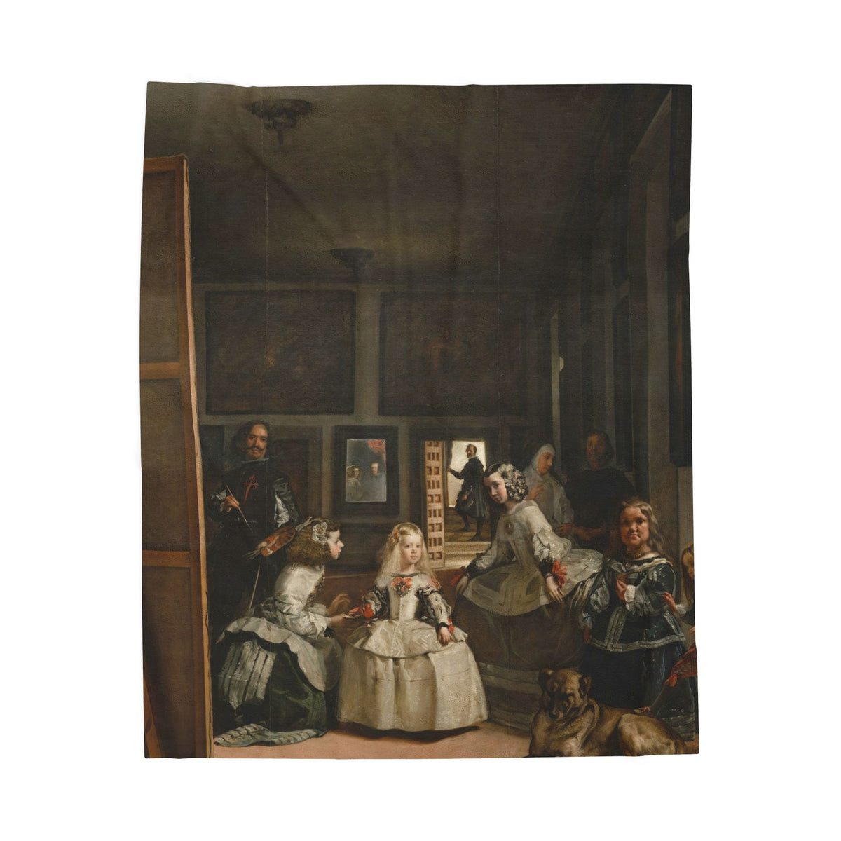 Las Meninas Velveteen Plush Blanket