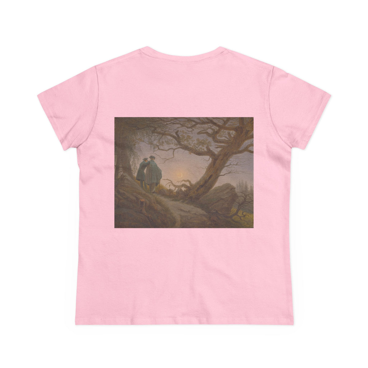 Two Men Contemplating the Moon Tee