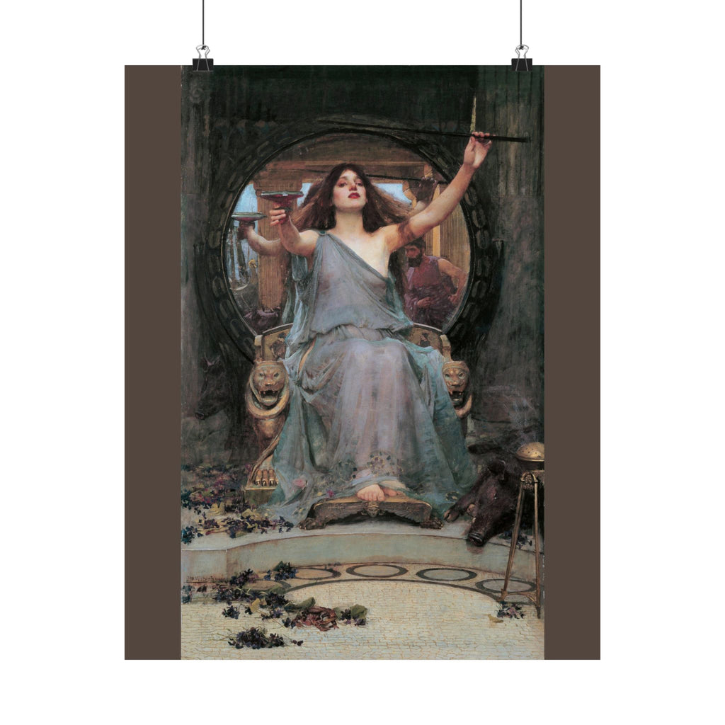 John William Waterhouse 'Circe Offering the Cup to Ulysses' Poster
