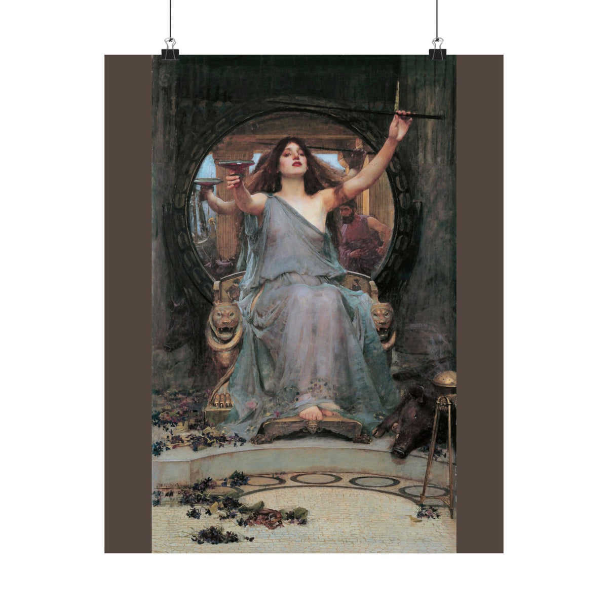John William Waterhouse 'Circe Offering the Cup to Ulysses' Poster