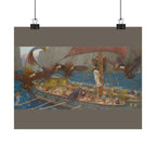 John William Waterhouse 'Ulysses and the Sirens' Poster