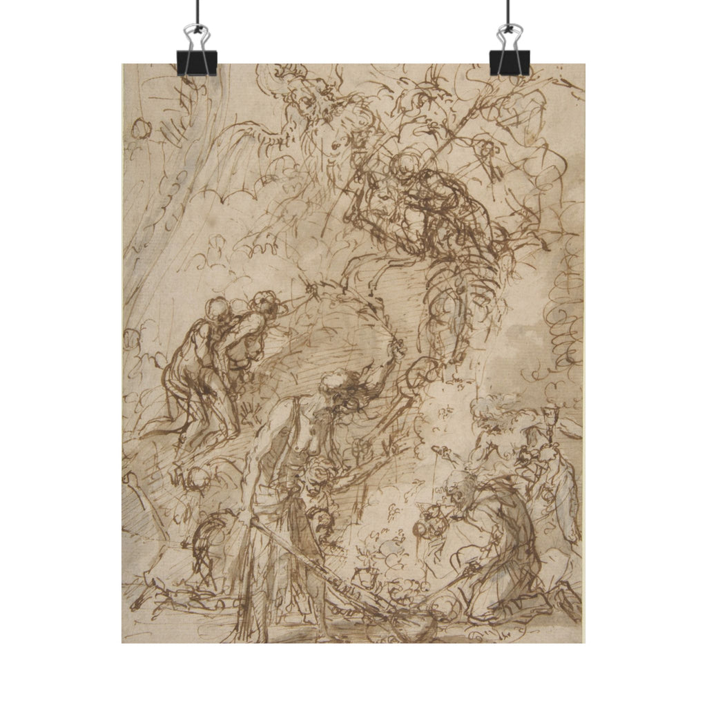 Salvator Rosa 'Witches' Sabbath' Poster
