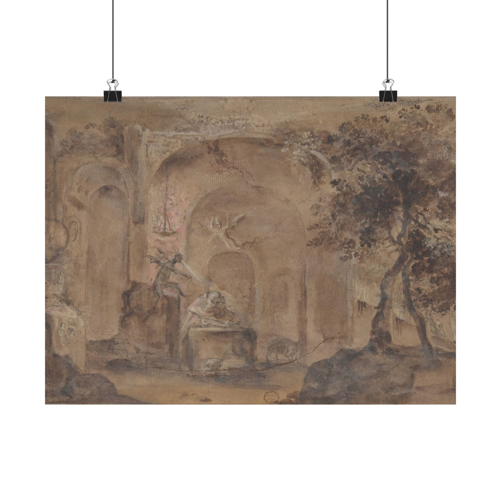 Ercole Procaccini the Younger 'The Temptation of Saint Anthony' Poster