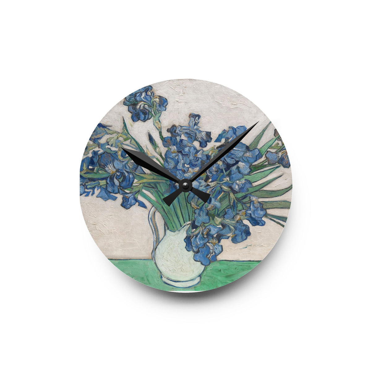 Vincent van Gogh 'Irises' Wall Clock