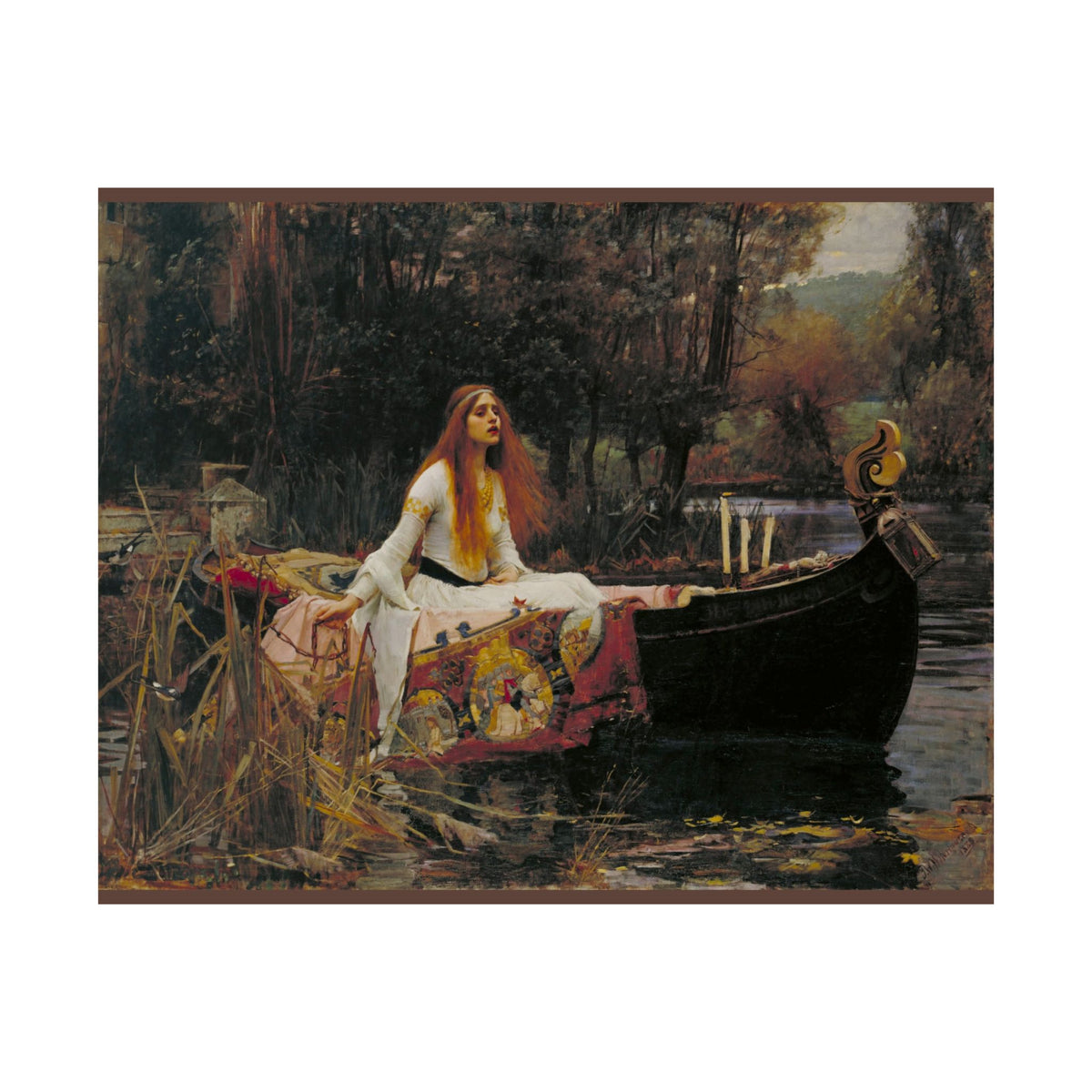 John William Waterhouse 'The Lady of Shalott' Poster