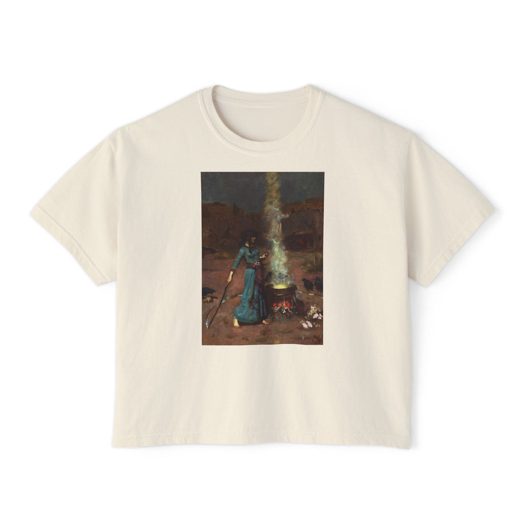 Magic Circle Boxy Tee in Ivory