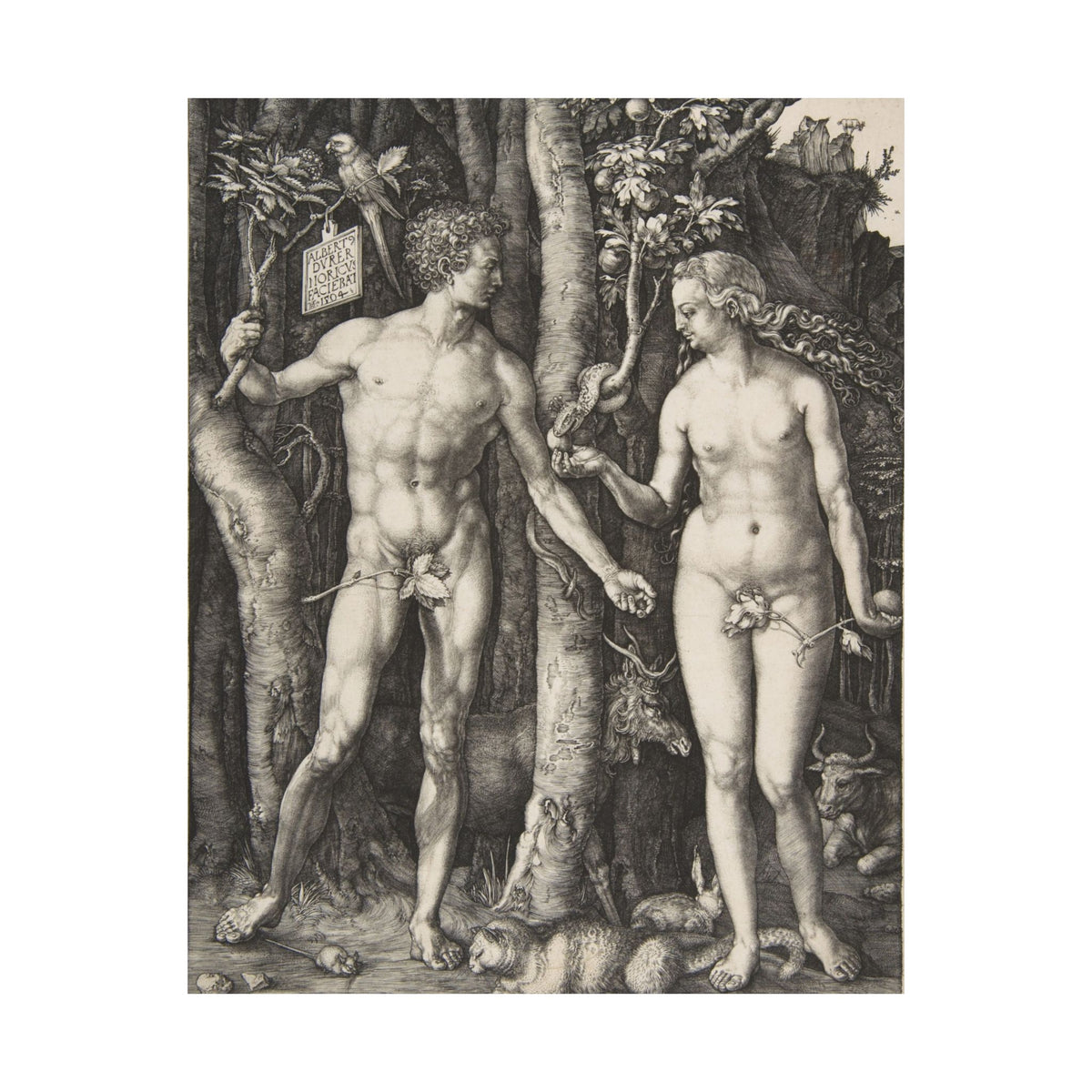 Albrecht Dürer 'Adam and Eve' Poster