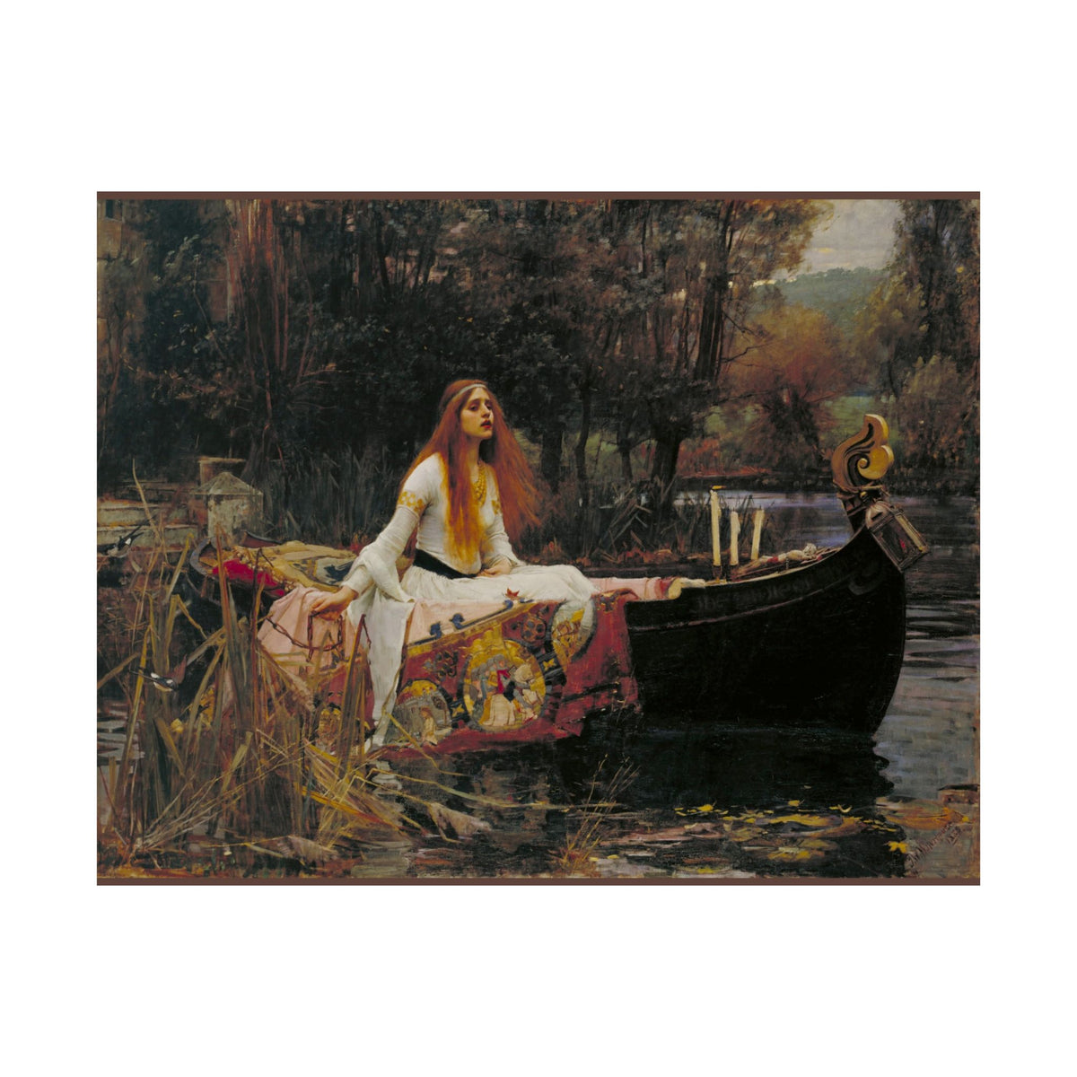 John William Waterhouse 'The Lady of Shalott' Poster