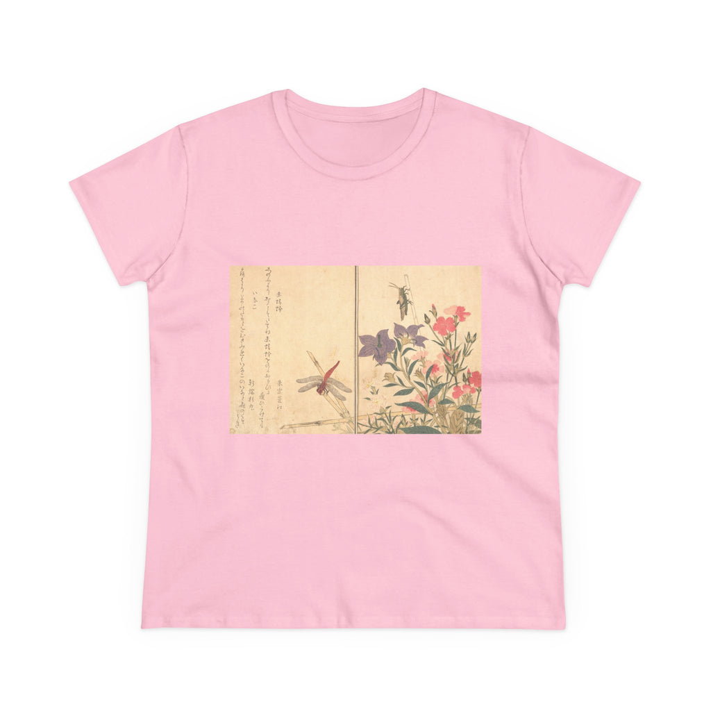 Red Dragonfly and Locust Tee