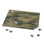 Ogata Kōrin 'Rough Waves' Jigsaw Puzzle