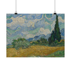 Vincent van Gogh 'Wheat Field with Cypresses' Poster