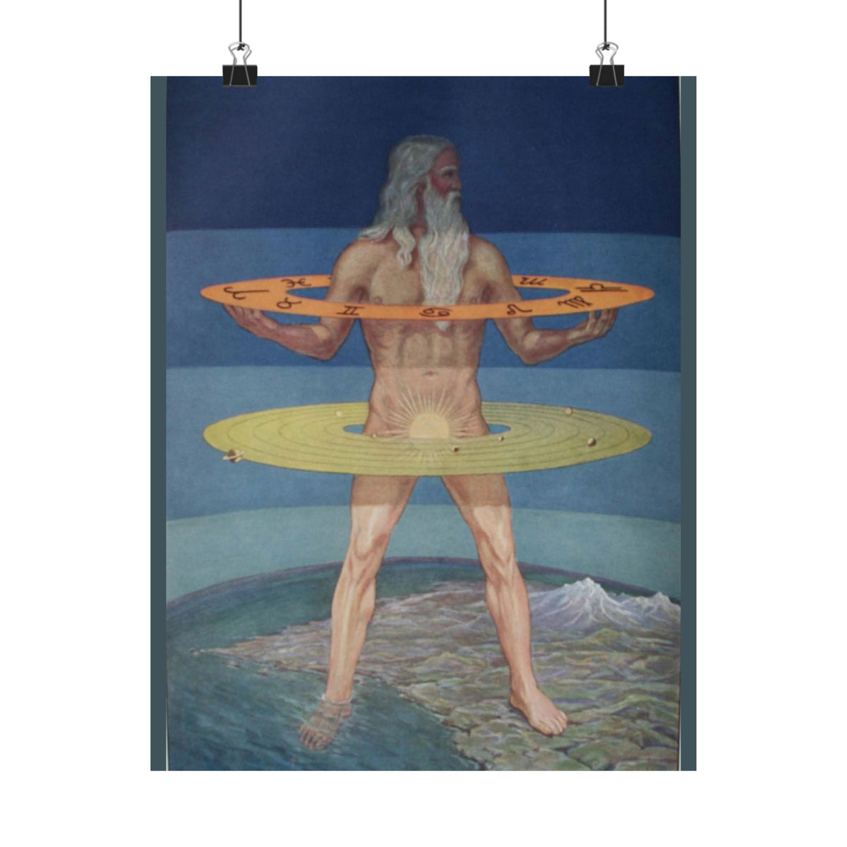J. Augustus Knapp 'The Grand Man of the Zohar' Poster