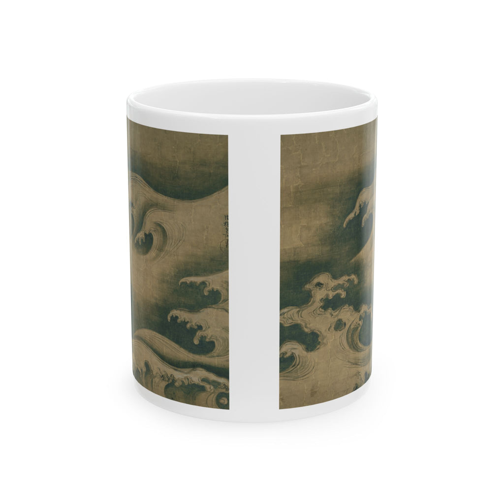 Ogata Kōrin 'Rough Waves' Mug