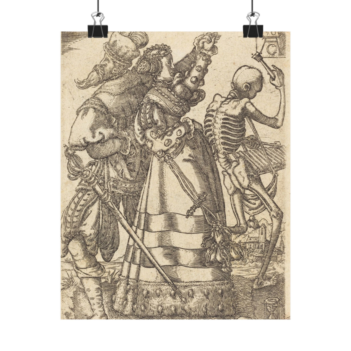 Allaert Claesz. 'Dance of Death II' Poster