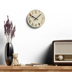 Birth Flower Botanical Wall Clock