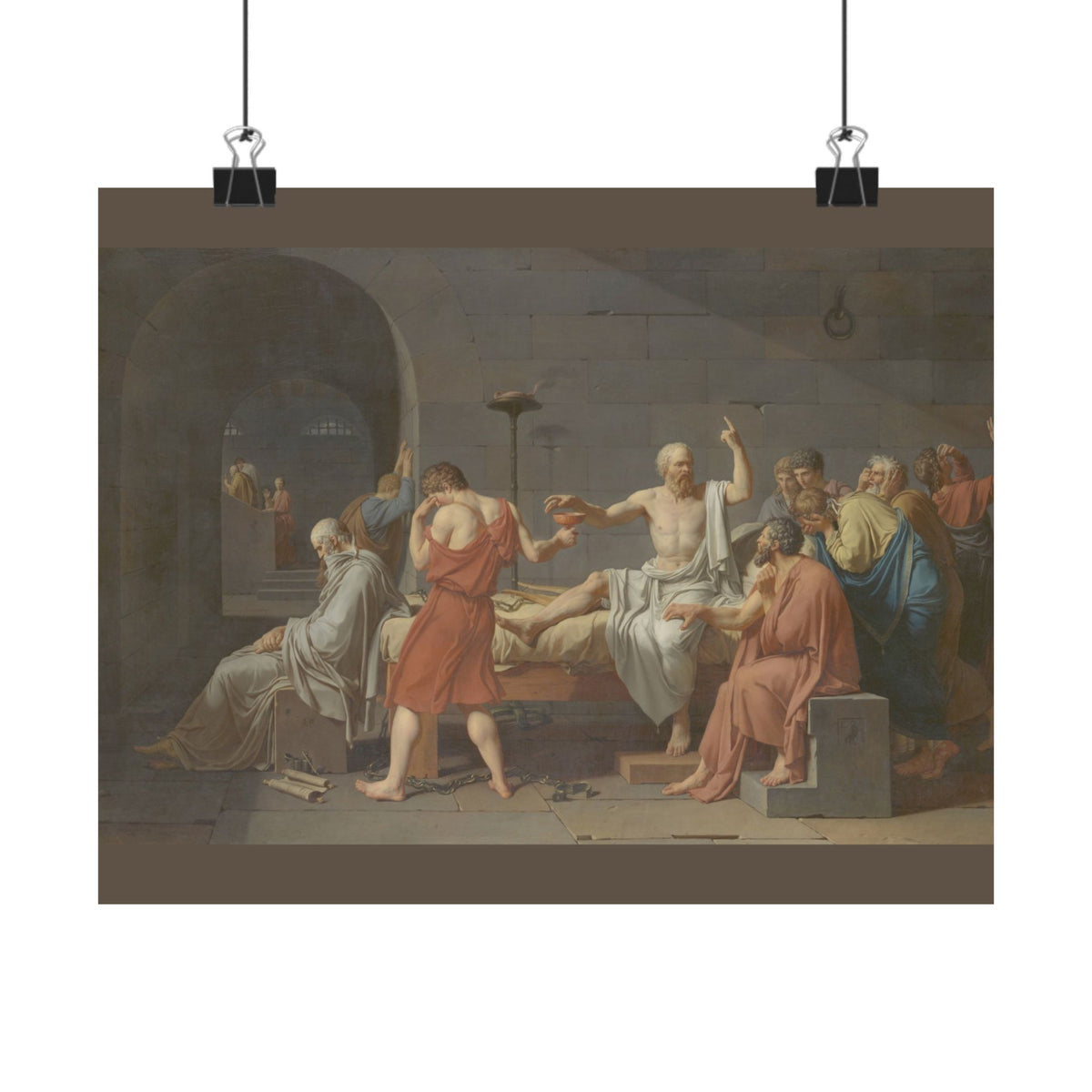Jacques-Louis David 'The Death of Socrates' Poster