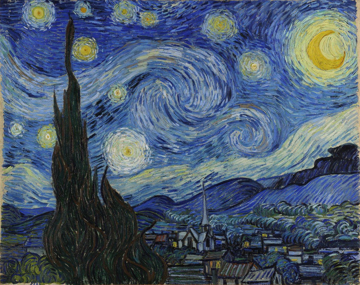 The Starry Night by Vincent van Gogh (original artwork)