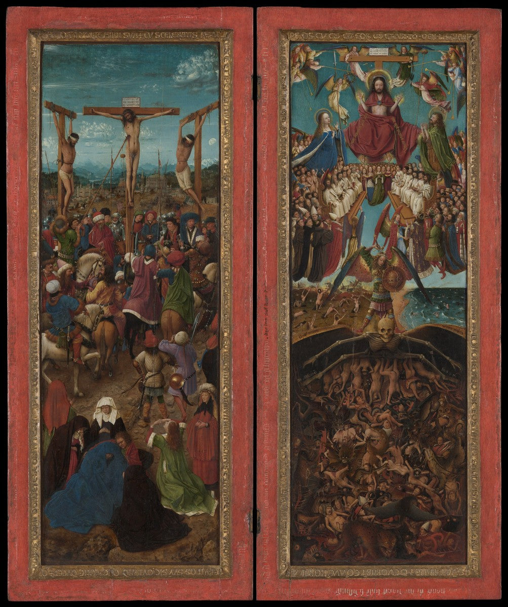 The Crucifixion; The Last Judgment (original artwork)