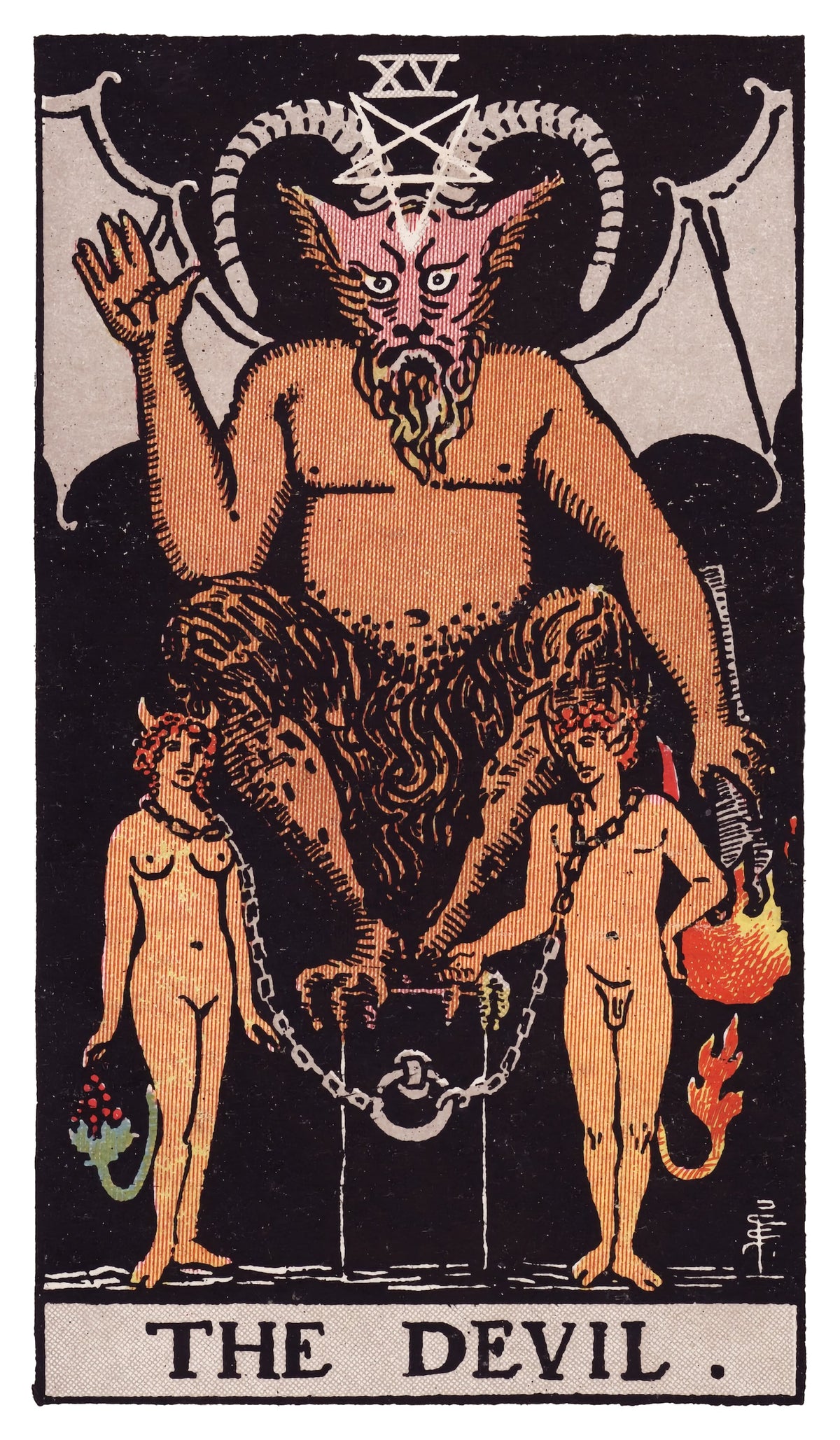 The Devil tarot card artwork
