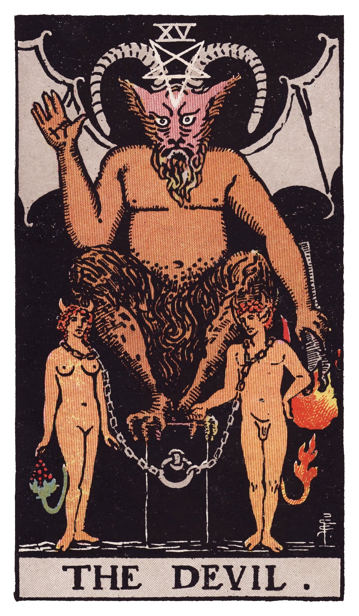 The Devil tarot card artwork