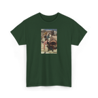 Diogenes Shirt in Forest Green, front view, printed with Waterhouse's Diogenes