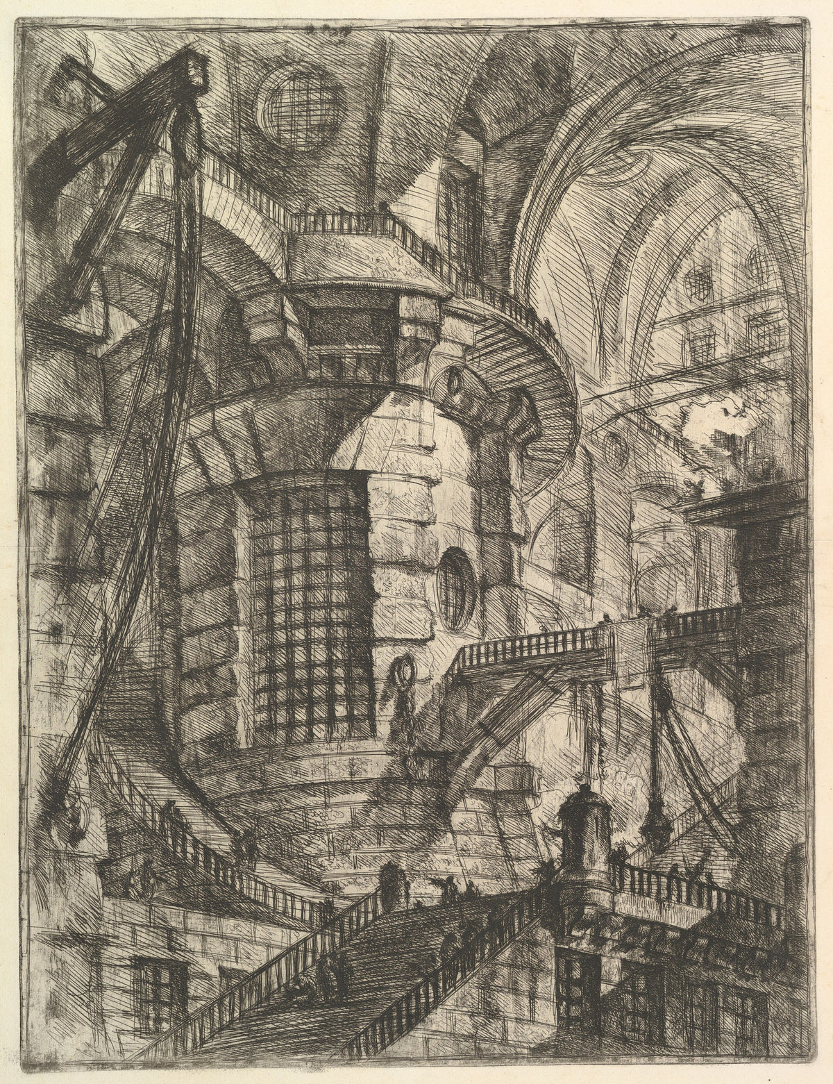 The Round Tower by Giovanni Battista Piranesi, from Imaginary Prisons