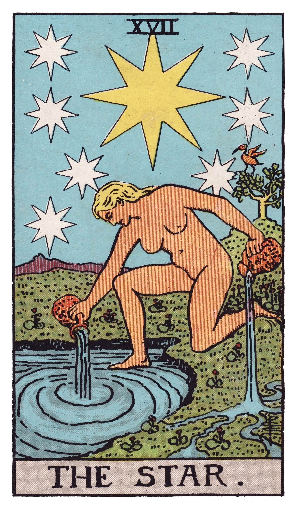 The Star tarot card artwork