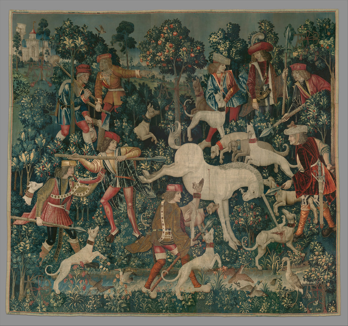 The Unicorn Defends Himself, from the Unicorn Tapestries