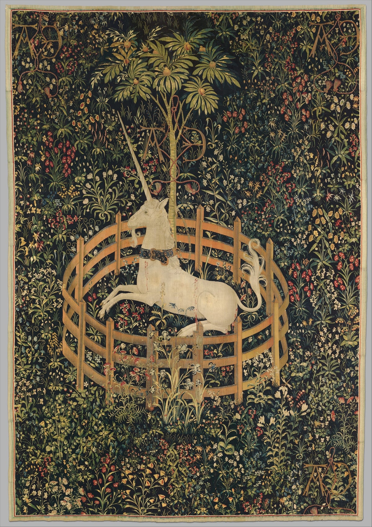 The Unicorn Rests in a Garden, from the Unicorn Tapestries
