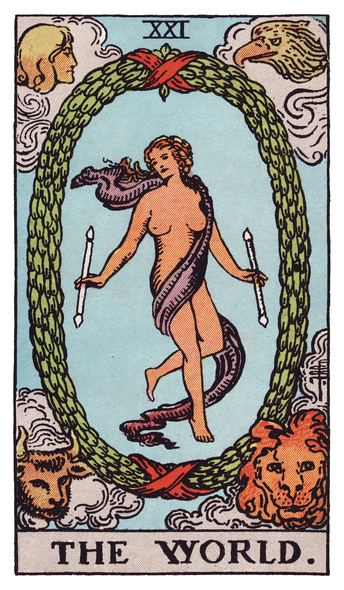 The World tarot card artwork