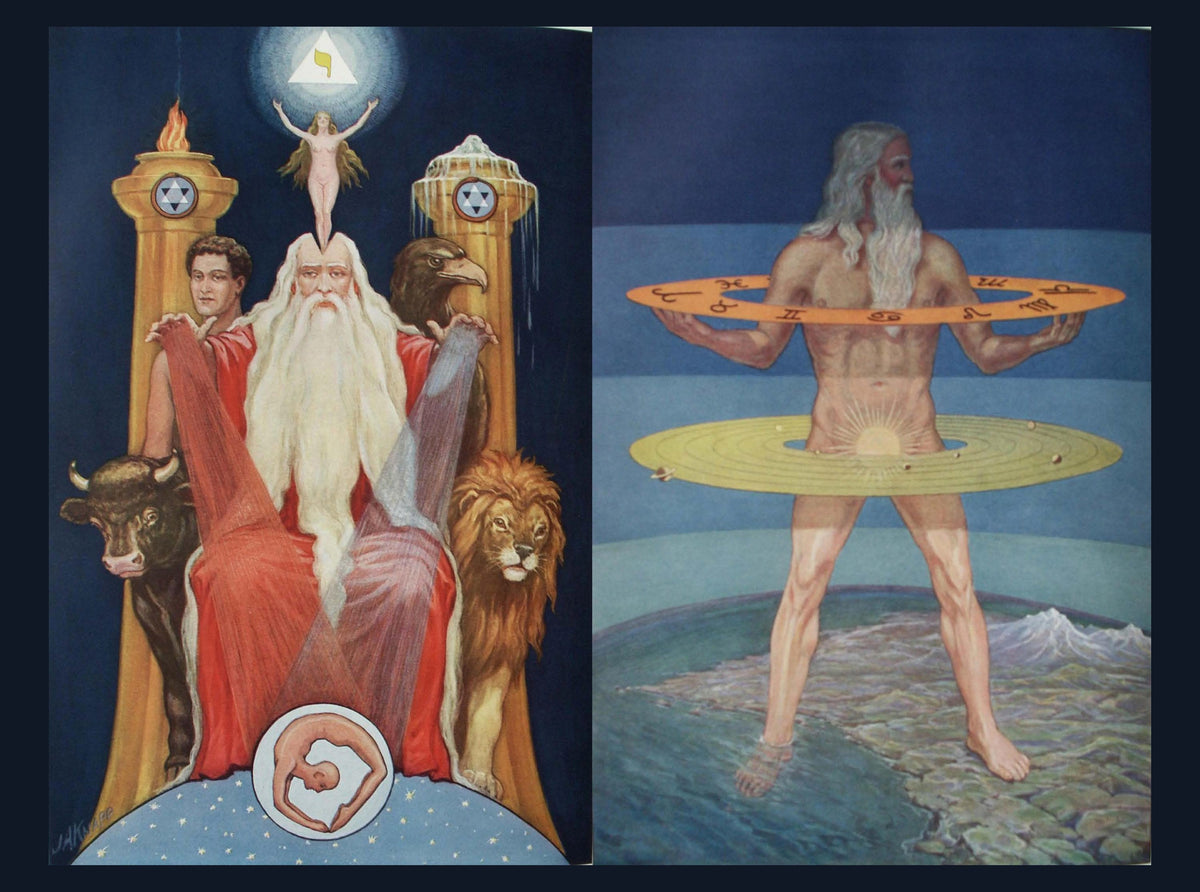 Ancient of Ancients and Grand Man of the Zohar Wall Tapestry (original artwork)