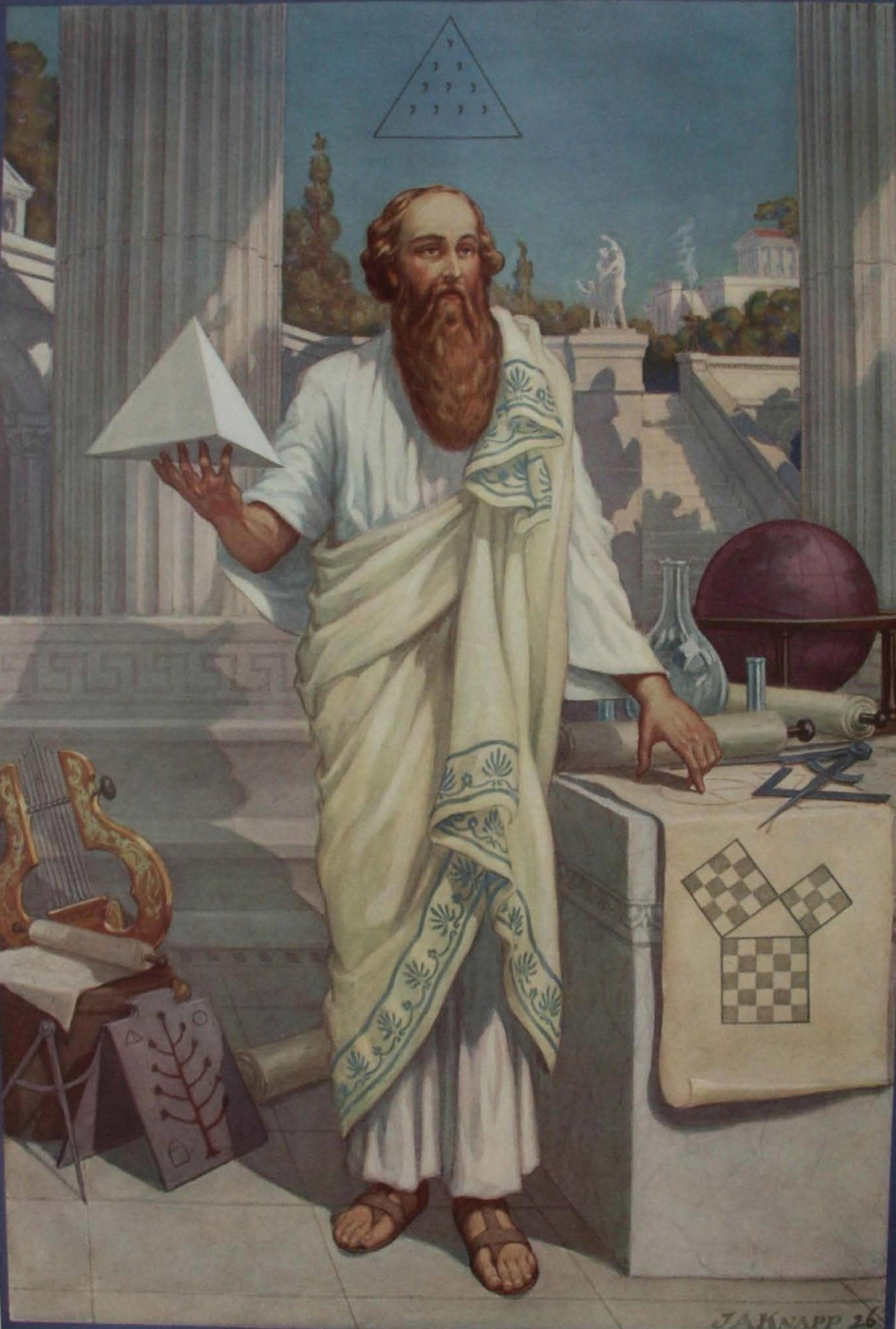 Pythagoras Poster (original artwork)