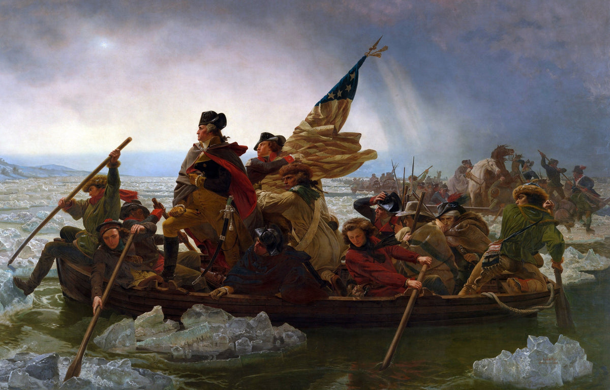 Washington Crossing the Delaware original artwork
