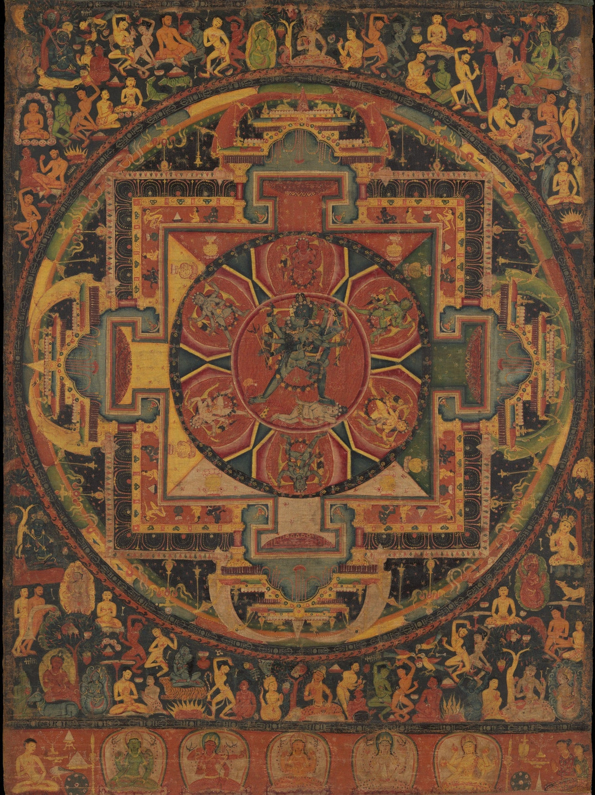 Chakrasamvara Mandala (original artwork)