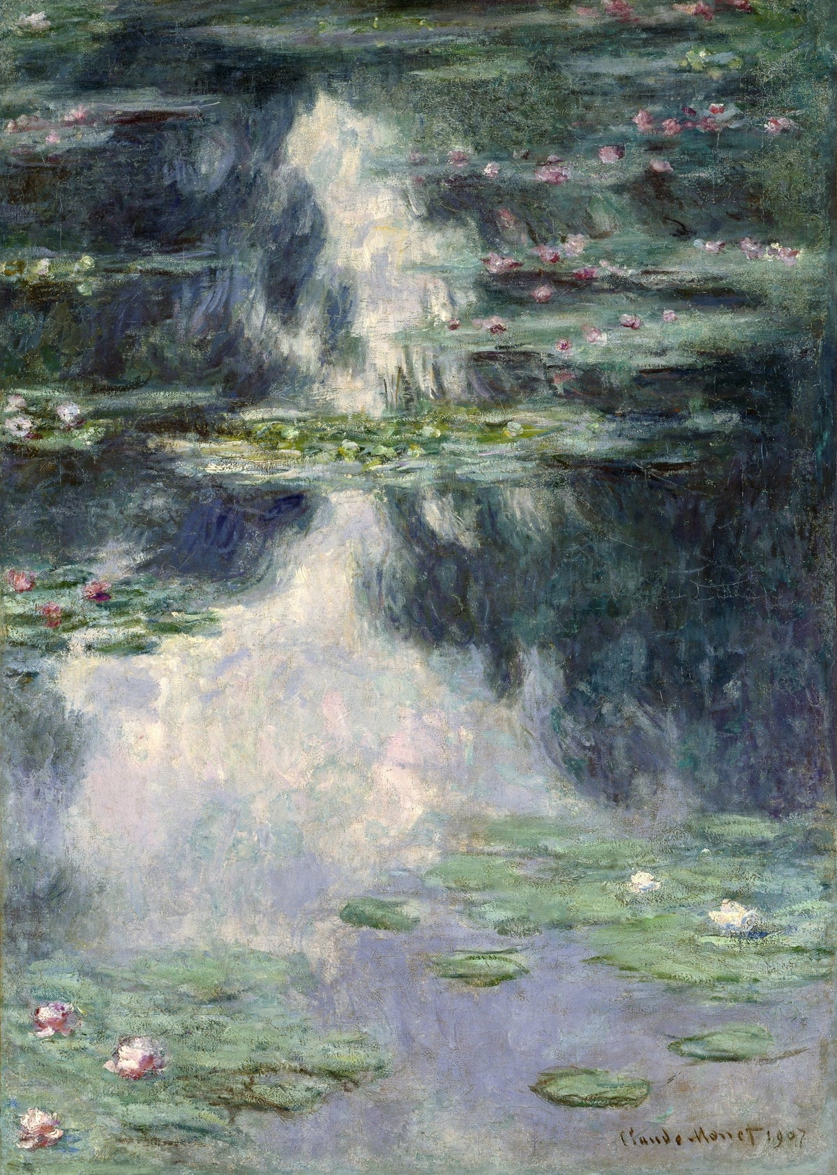 Water Lilies original artwork