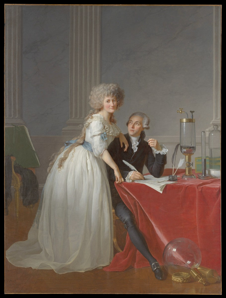 Antoine Laurent Lavoisier and Marie Anne Lavoisier (original artwork)