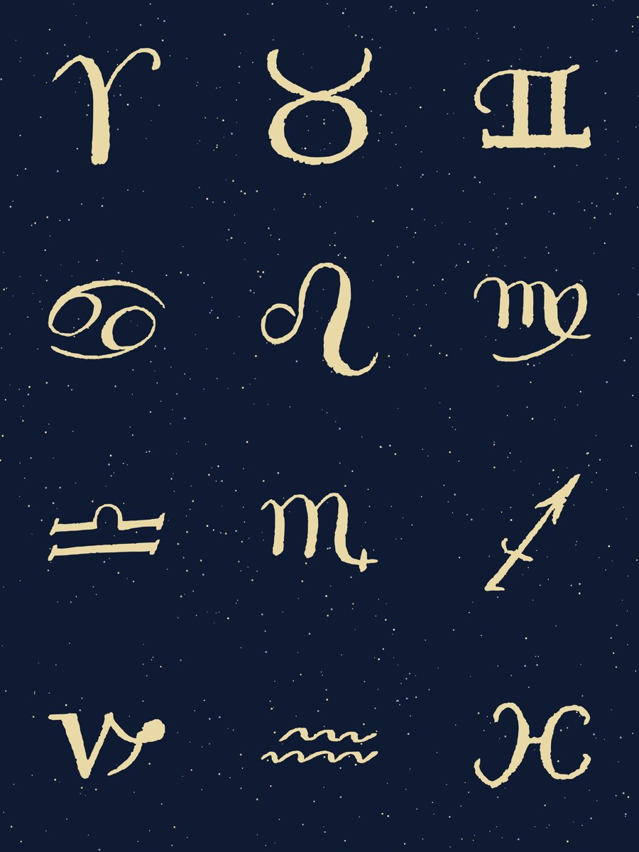 Zodiac Signs (pattern artwork)