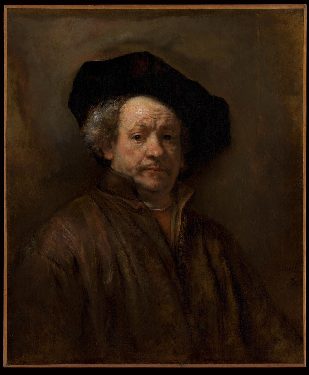 Rembrandt Self-Portrait (1660) (original artwork)