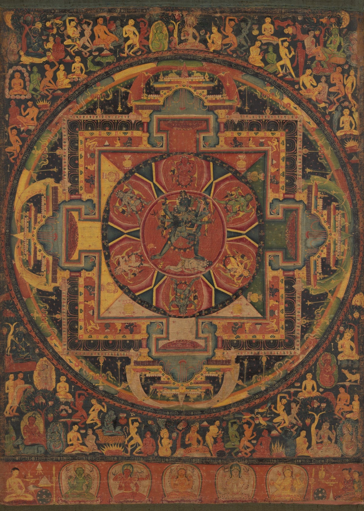 Chakrasamvara Mandala original artwork