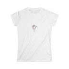 Cupid Tee printed with a vintage illustration of Cupid reading
