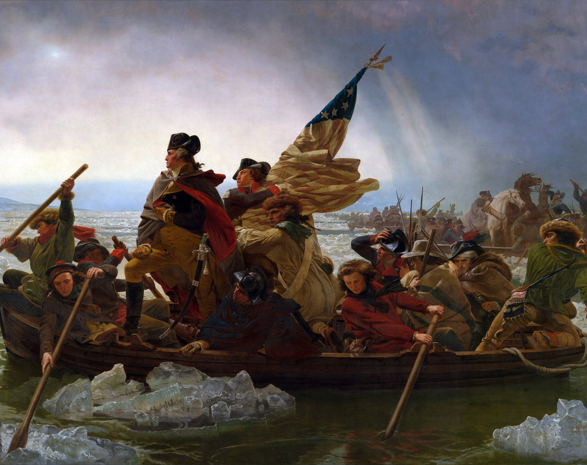 Washington Crossing the Delaware original artwork
