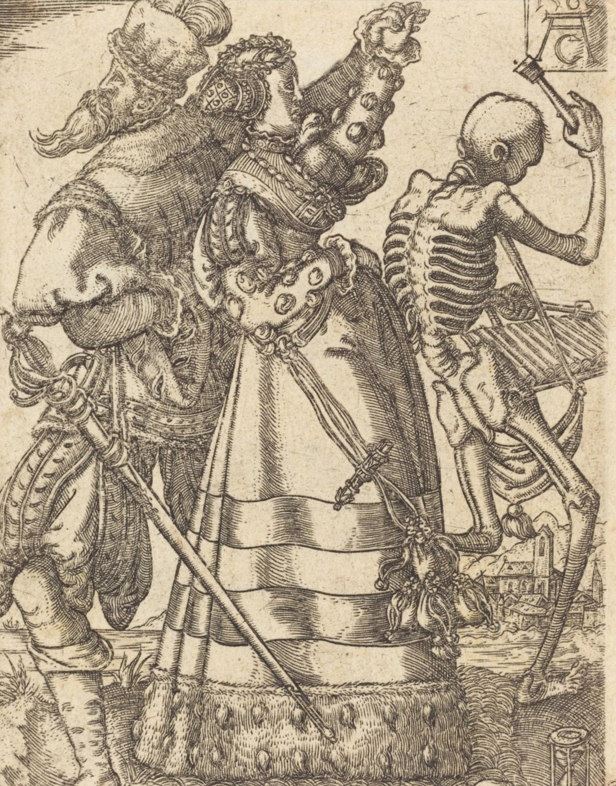 Allaert Claesz. 'Dance of Death II' Poster