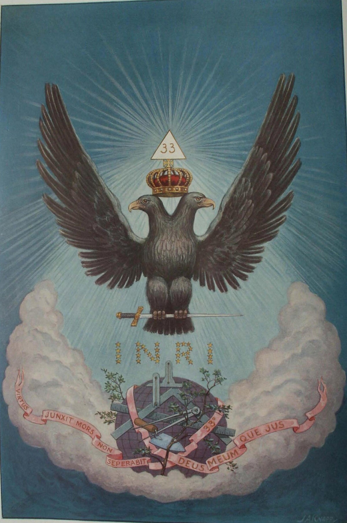 The Supreme Symbol by J. Augustus Knapp (original artwork)