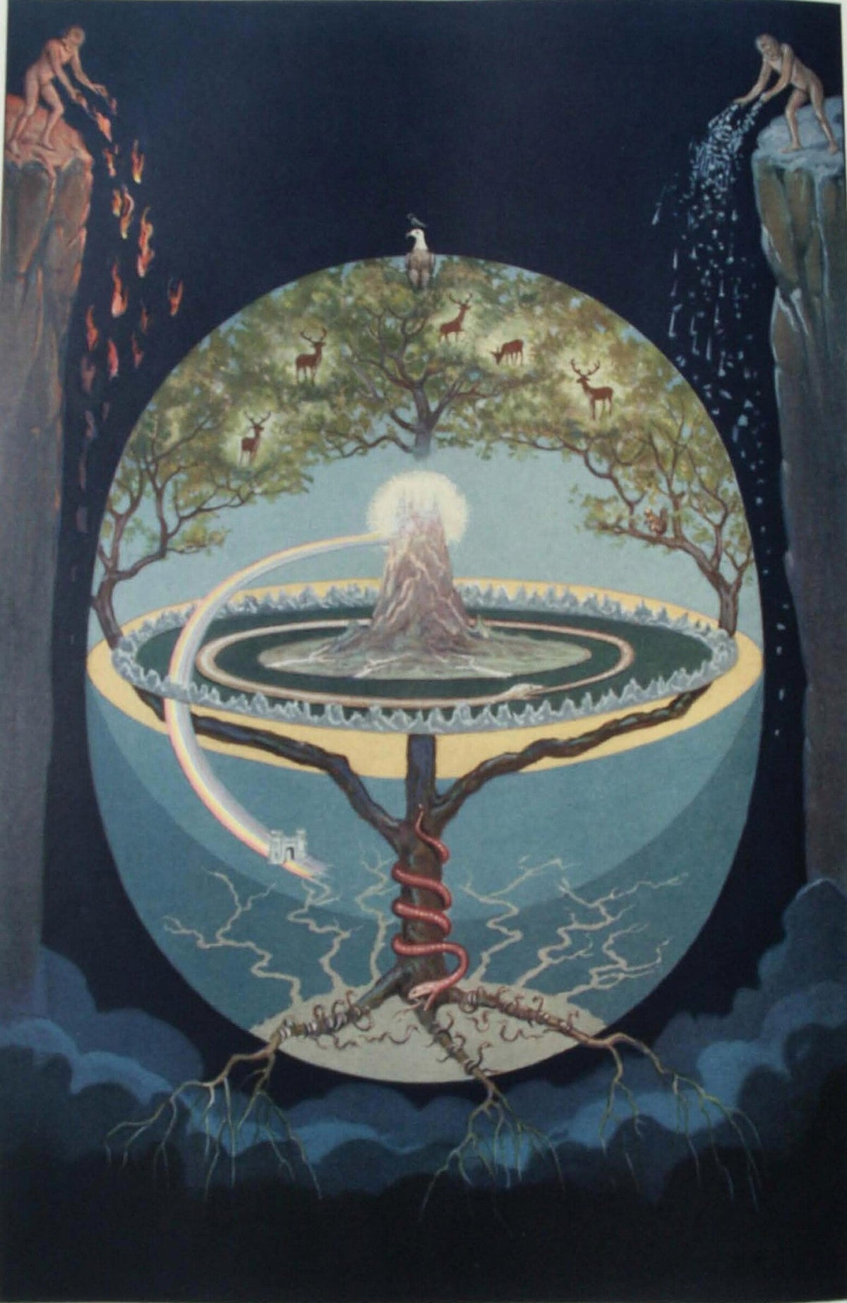 Yggdrasil by J. Augustus Knapp (original artwork)