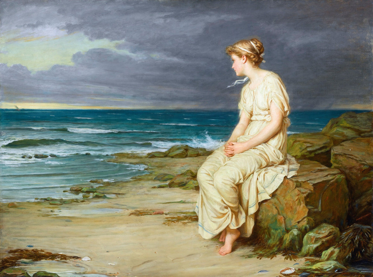 Miranda (1875) by John William Waterhouse (original artwork)