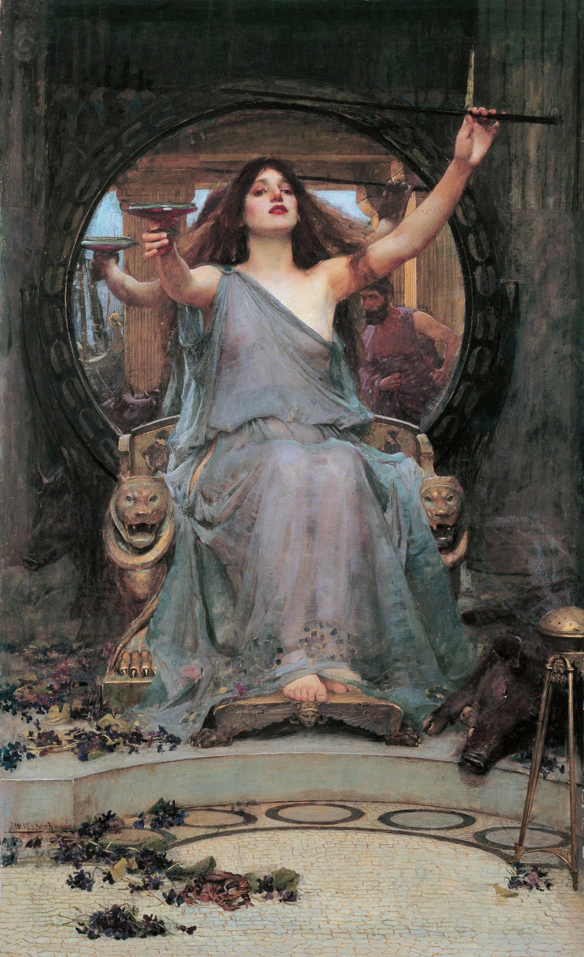 Circe Offering the Cup to Ulysses original artwork