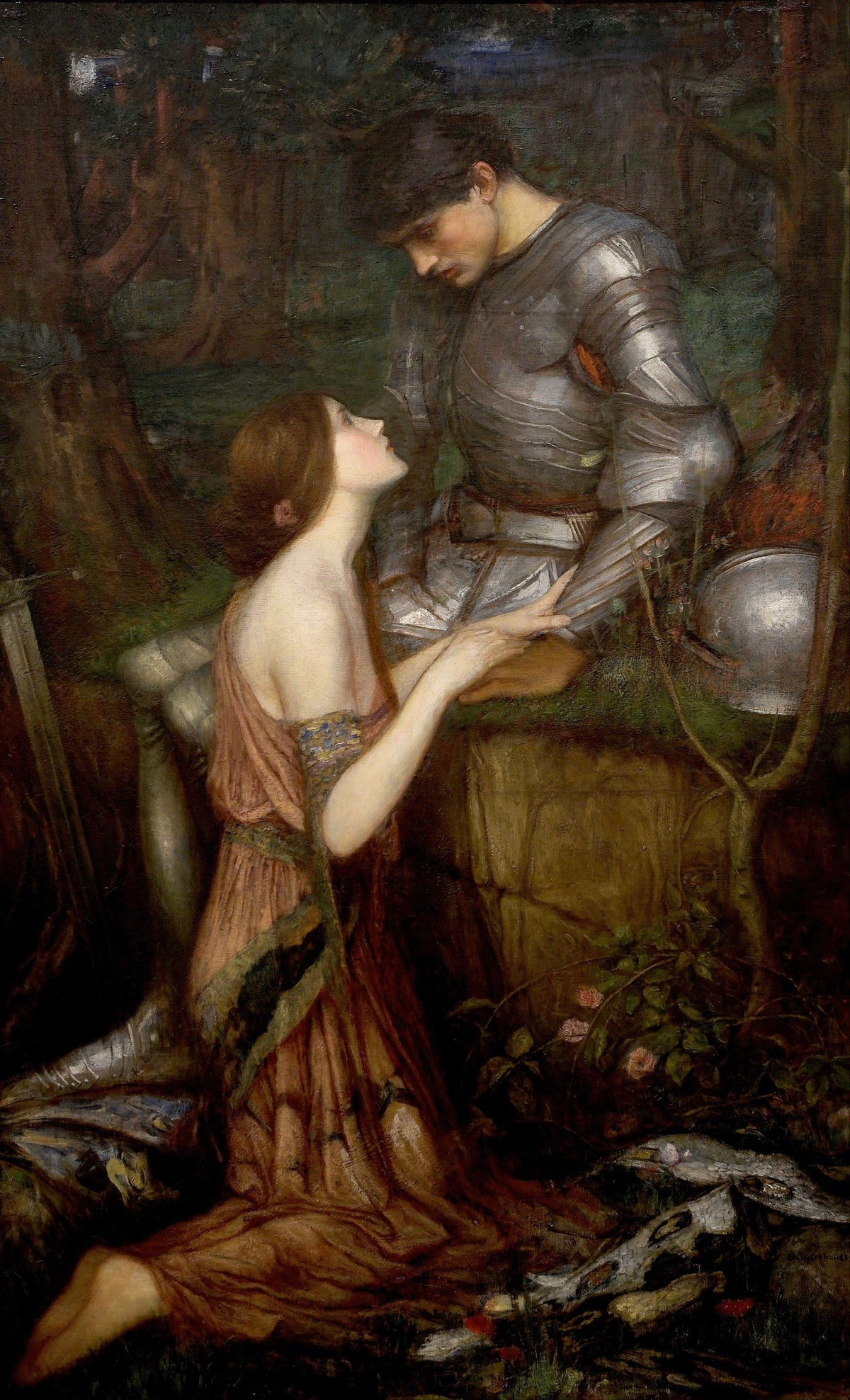 Lamia and the Soldier original artwork