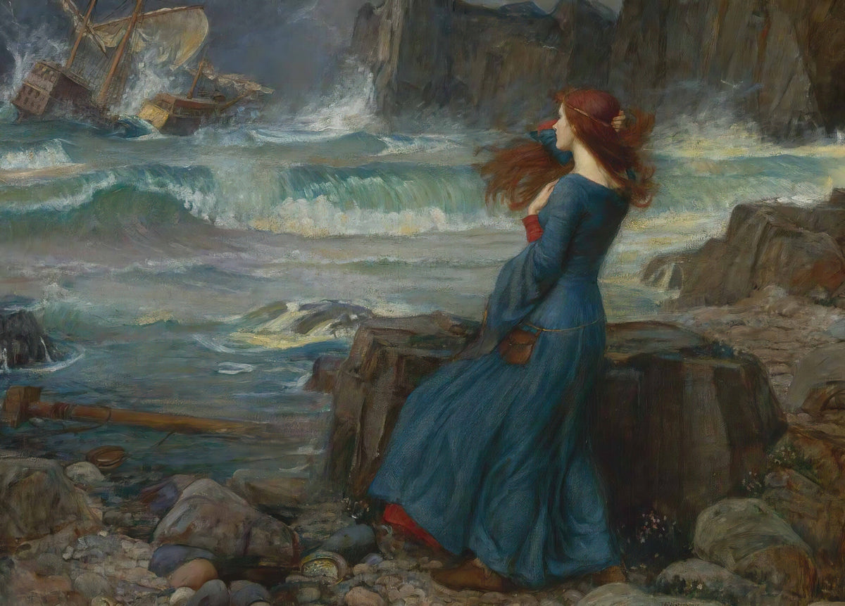 Miranda – The Tempest (1916) by John William Waterhouse (original artwork)